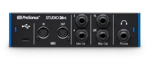 Studio 26C 2x4 USB-C Audio Interface