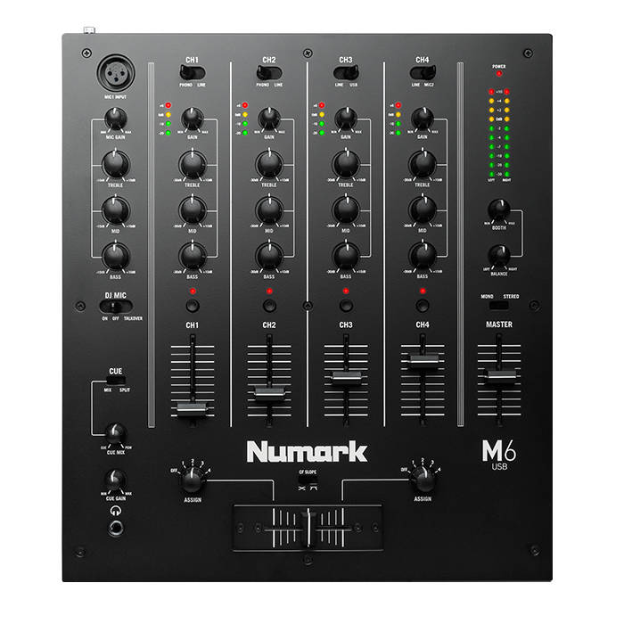 M6 USB - 4 Channel Tabletop DJ Mixer