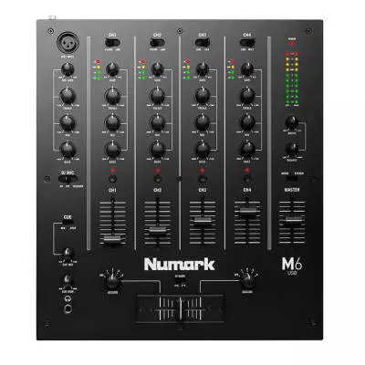 Numark - M6 USB - 4 Channel Tabletop DJ Mixer