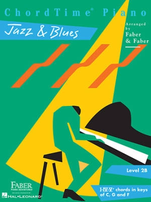 Faber Piano Adventures - ChordTime Piano: Jazz & Blues - Level 2B - Faber/Faber - Piano - Book