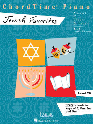 Faber Piano Adventures - ChordTime Piano: Jewish Favorites - Level 2B - Faber/Faber - Piano - Book