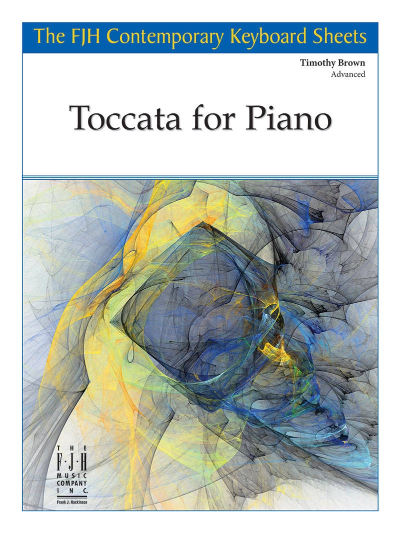 Toccata for Piano - Brown - Piano - Sheet Music