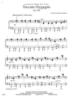 Toccata \'\'Hygagan\'\', Opus 229 - Rahbee - Piano - Sheet Music