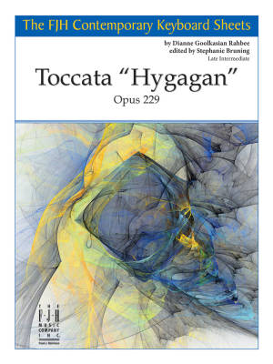 FJH Music Company - Toccata Hygagan, Opus 229 - Rahbee - Piano - Sheet Music