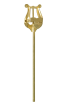 Trophy - Baritone Lyre - 6 Straight - Gold Lacquered