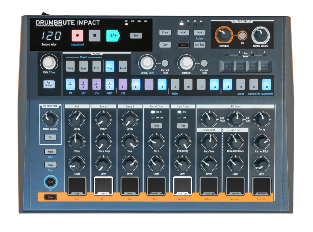 DrumBrute Impact Analog Drum Machine