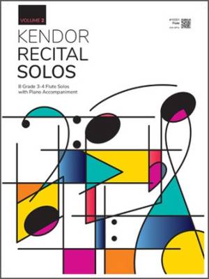 Kendor Music Inc. - Kendor Recital Solos, Volume 2 - Flute/Piano - Book/Audio Online