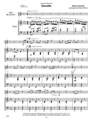 Kendor Recital Solos, Volume 2 - Bb Clarinet/Piano - Book/Audio Online