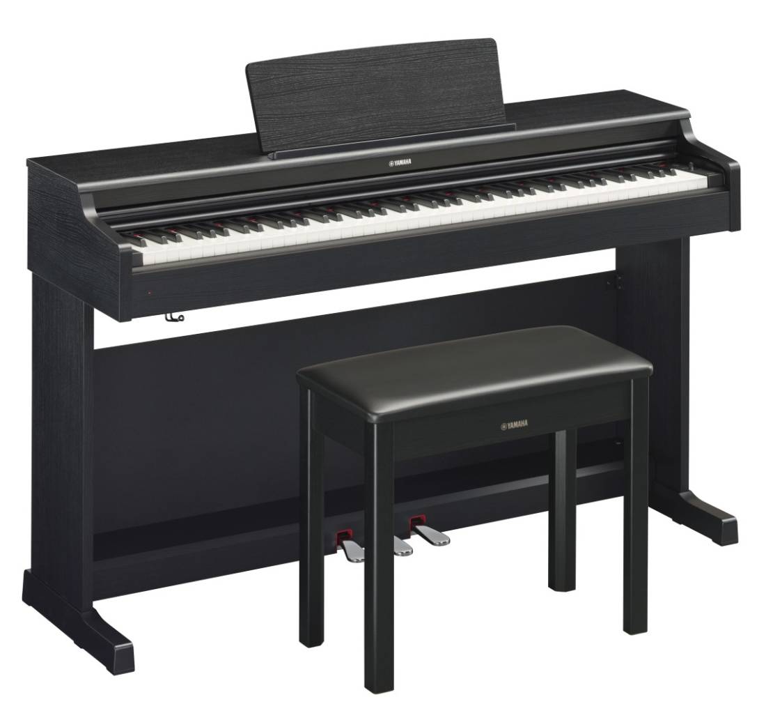 Arius YDP-164 Digital Piano w/Graded Hammer 3 Keyboard - Black