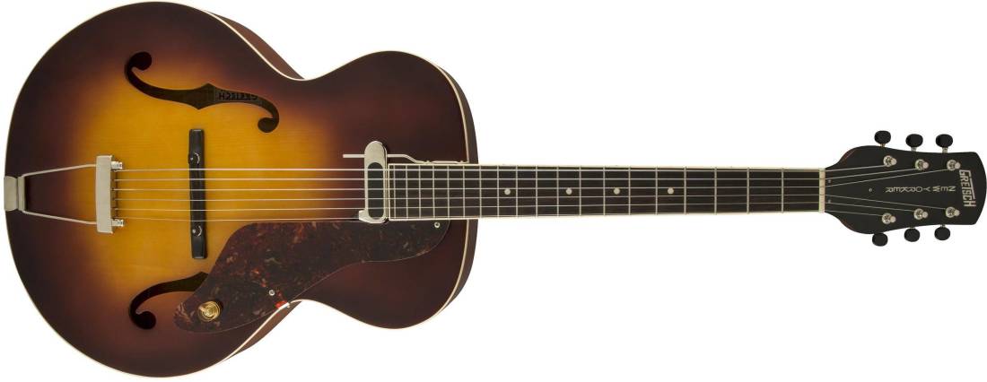 G9555 New Yorker Archtop Guitar with Pickup, Semi-gloss - Vintage Sunburst