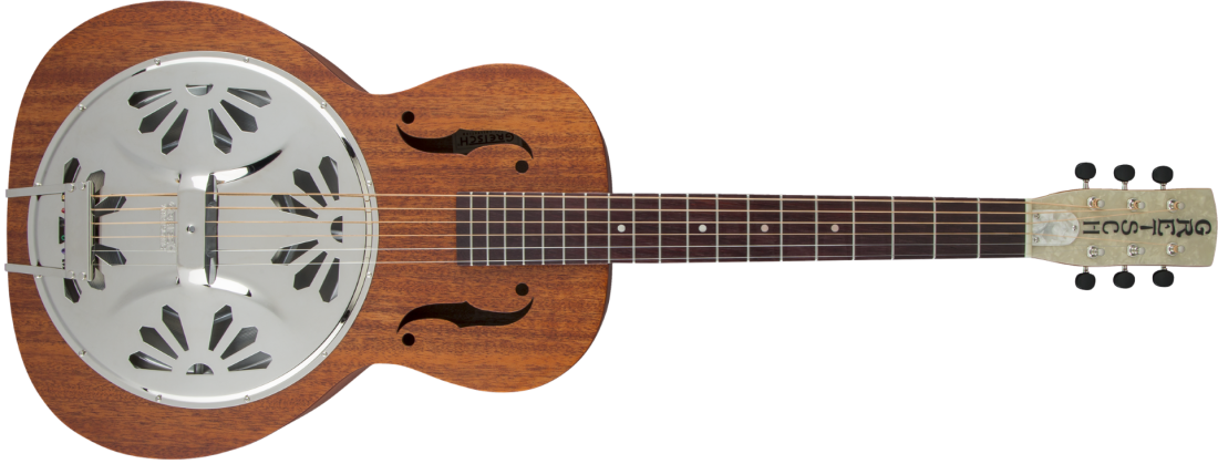 G9200 Boxcar Round-Neck, Mahogany Body Resonator Guitar - Natural