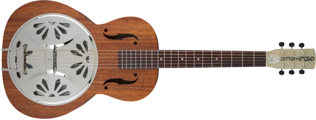 G9200 Boxcar Round-Neck, Mahogany Body Resonator Guitar - Natural