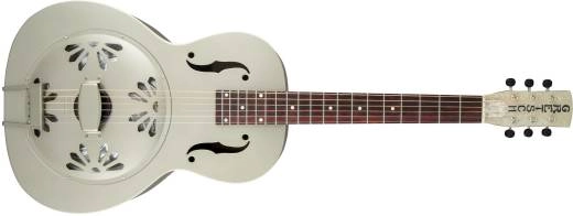 Gretsch Guitars - G9201 Honey Dipper Round-Neck, Brass Body Biscuit Cone Resonator Guitar - Shed Roof Finish