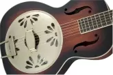 G9240 Alligator Round-Neck, Mahogany Body Biscuit Cone Resonator Guitar - 2-Colour Sunburst