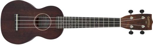 Gretsch Guitars - G9100-L Ukull Soprano  long manche G9100-L avec housse de protection, touche Ovangkol - Vintage Mahogany Stain