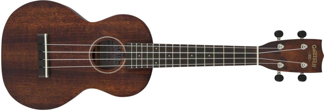 G9110 Concert Standard Ukulele with Gig Bag, Ovangkol Fingerboard - Vintage Mahogany Stain