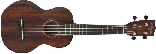 G9110 Concert Standard Ukulele with Gig Bag, Ovangkol Fingerboard - Vintage Mahogany Stain