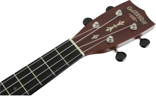 G9112 Resonator-Ukulele with Gig Bag, Ovangkol Fingerboard, Biscuit Cone - Honey Mahogany Stain