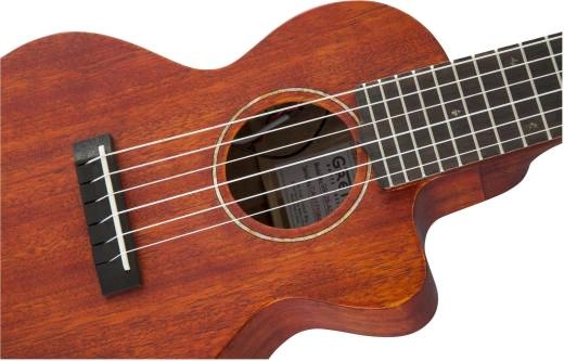 G9126 A.C.E. Guitar-Ukulele, Acoustic-Electric with Gig Bag, Ovangkol Fingerboard, Fishman Kula Pickup - Honey Mahogany Stain