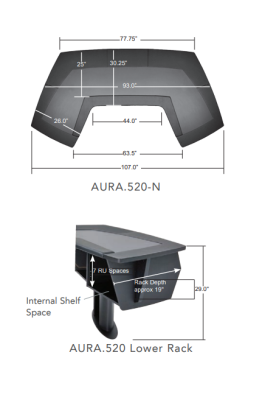 Aura 520 Workstation - Flat Desk