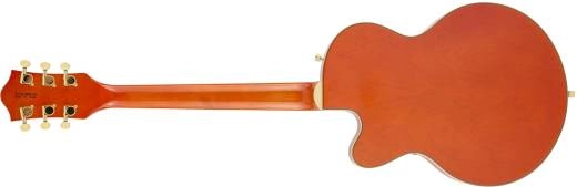 G5655TG Electromatic Center Block Jr. Single-Cut with Bigsby and Gold Hardware, Laurel Fingerboard - Orange Stain