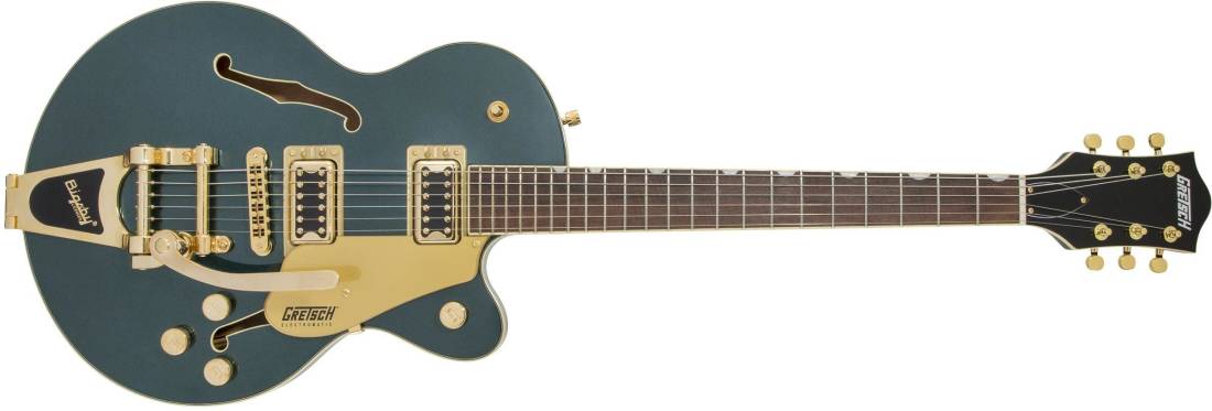 G5655TG Electromatic Center Block Jr. Single-Cut with Bigsby and Gold Hardware, Laurel Fingerboard - Cadillac Green