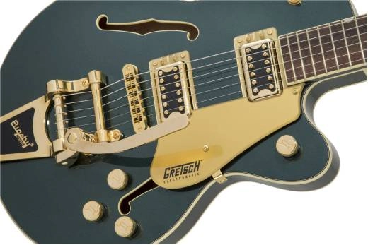 G5655TG Electromatic Center Block Jr. Single-Cut with Bigsby and Gold Hardware, Laurel Fingerboard - Cadillac Green