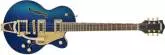 Gretsch Guitars - G5655TG Electromatic Center Block Jr. Single-Cut with Bigsby and Gold Hardware, Laurel Fingerboard - Azure Metallic