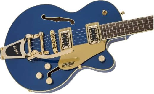 G5655TG Electromatic Center Block Jr. Single-Cut with Bigsby and Gold Hardware, Laurel Fingerboard - Azure Metallic