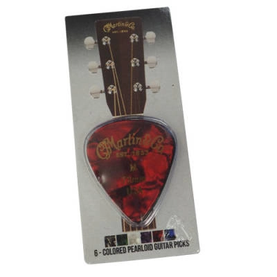 Multi-Colour Pearloid Pick Set (6 Picks)
