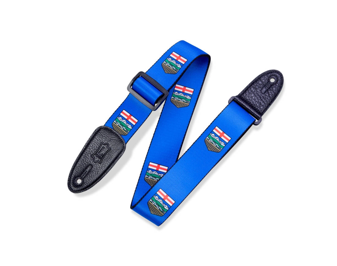 2\'\' Wide Polyester Guitar Strap - Alberta