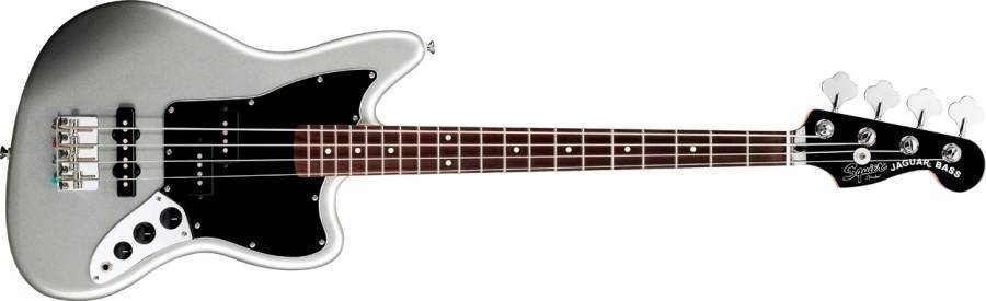 Vintage Modified Jaguar Bass Special SS - Silver