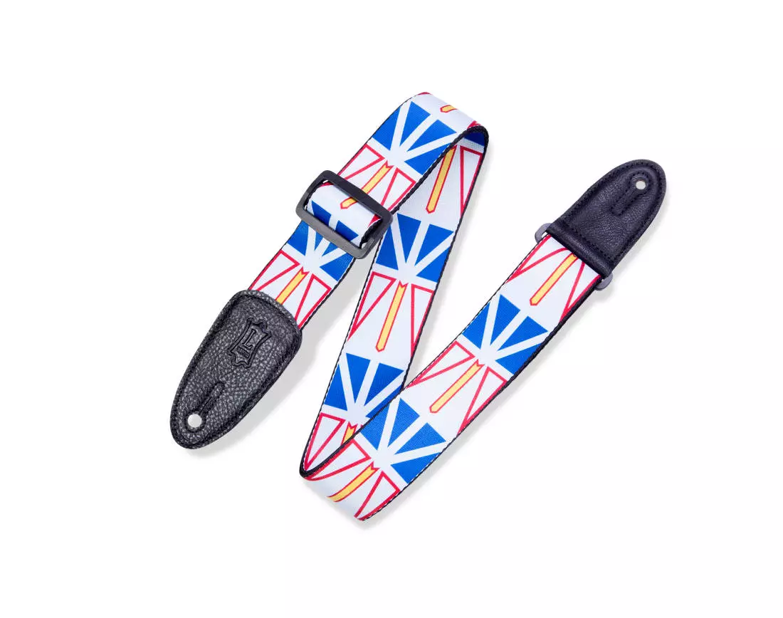2\'\' Wide Polyester Guitar Strap - Newfoundland