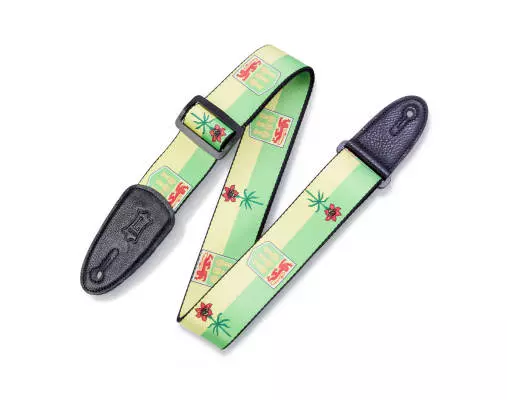 2\'\' Wide Polyester Guitar Strap - Saskatchewan