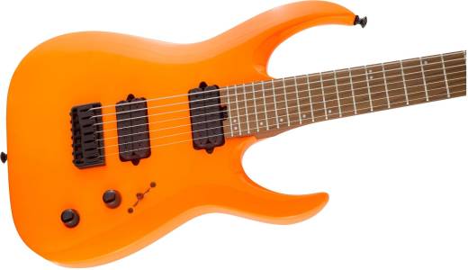 Pro Series Signature Misha Mansoor Juggernaut HT7, Caramelized Maple Fingerboard - Neon Orange