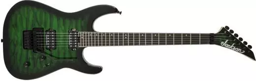 Pro Series Dinky DK2Q, Ebony Fingerboard - Transparent Green Burst