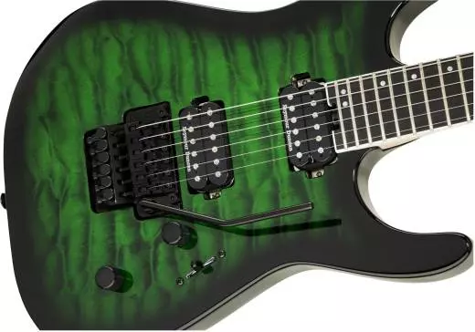 Pro Series Dinky DK2Q, Ebony Fingerboard - Transparent Green Burst