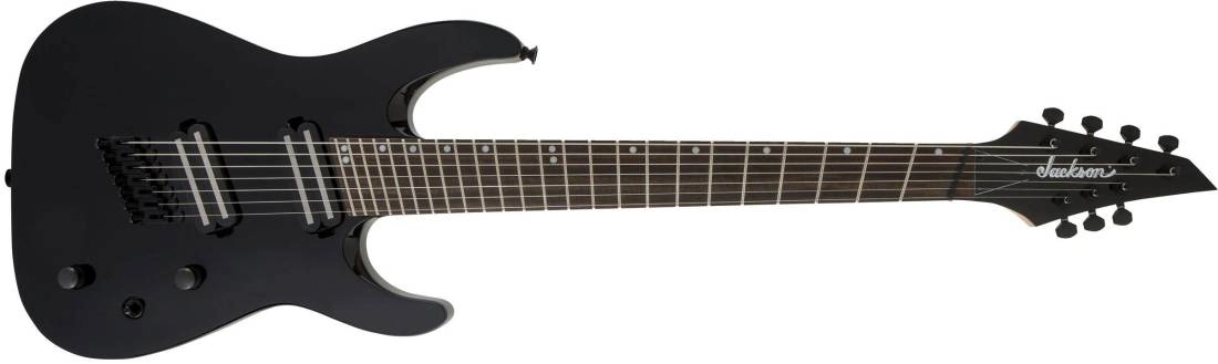 X Series Dinky Arch Top DKAF7 MS, Laurel Fingerboard - Multi-Scale, Gloss Black