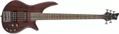 Jackson Guitars - JS Series Spectra Bass JS3V, Laurel Fingerboard - Walnut Stain