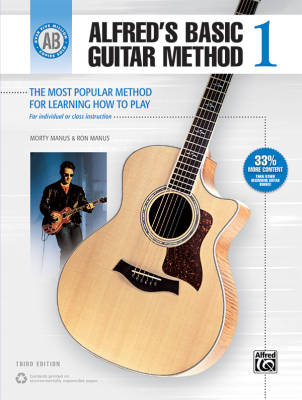 Alfred\'s Basic Guitar Method 1 (Third Edition) - Manus/Manus - Guitar - Book
