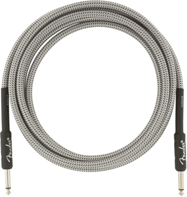 Professional Series Instrument Cable, 10\', White Tweed
