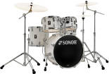 Sonor - AQ1 Studio 5-Piece Drum Kit (20,10,12,14,SD) with Hardware - Piano White