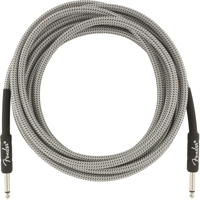 Professional Series Instrument Cable, 15\', White Tweed