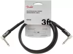 Fender - Professional Instrument Cable, Angle\/Angle, 3, Black