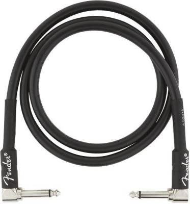 Professional Instrument Cable, Angle/Angle, 3\', Black