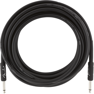 Professional Series Instrument Cable, Straight/Straight, 18.6\', Black
