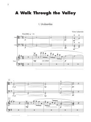 A Walk Through the Valley - Labenske - Piano Trio (Viola/Cello/Piano)