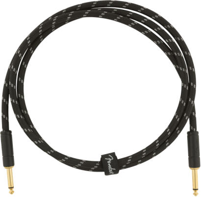 Deluxe Instrument Cable, 5\', Black Tweed