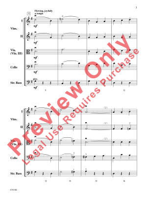 Venetian Boat Song - Cerculli - String Orchestra - Gr. 2