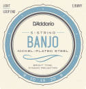 DAddario - EJ60NY - Banjo 5-String Set, Nickel, Light 9-20